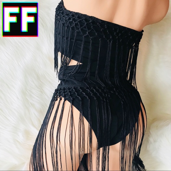 TASSEL CUTOUT COVERUP SET ✖️ - Picture 7 of 9